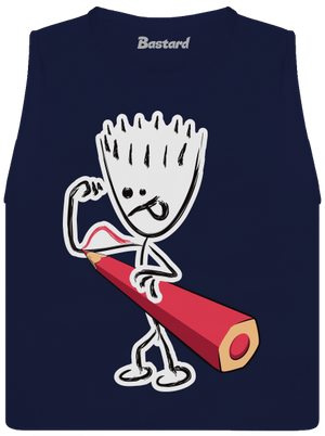 Svaly dámske tielko voľné Navy