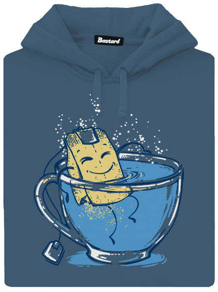 Relax dámska mikina klokanka Denim
