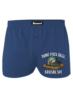 Ranné vtáča spí pánske trenky Blue