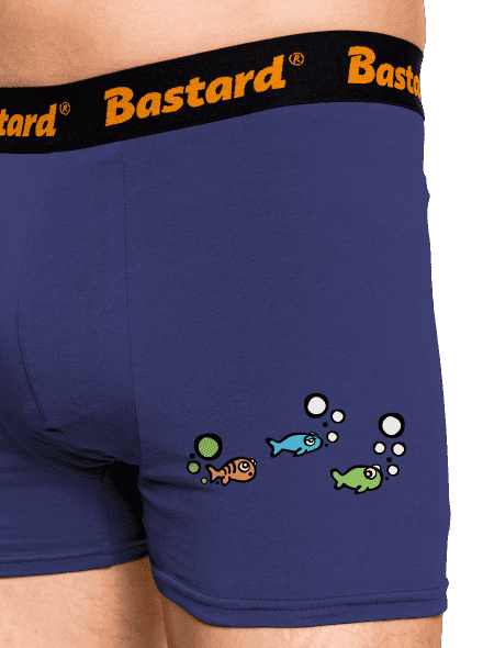 Nehoda boxerky Blue Navy