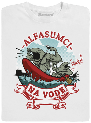 Alfasumci na vode pánske tričko White