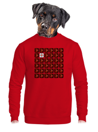 unisex mikina bez kapucne