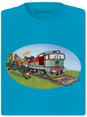 Šotúš na love dámske športové tričko Blue Atol