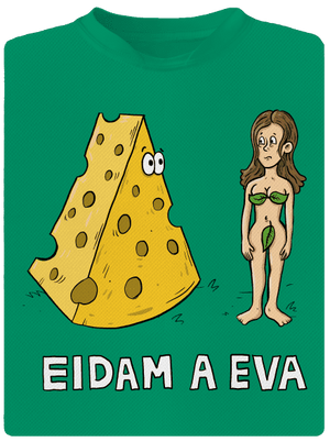 Eidam a Eva detské športové tričko Kelly Green Mal