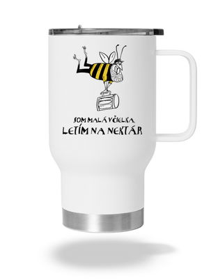 Malá včielka termohrnček White