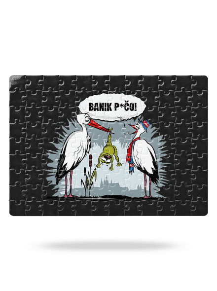 Banik p*čo! puzzle White