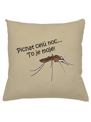 Komár s výdržou vankúš Beige