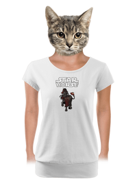 dámske tričko s lemom