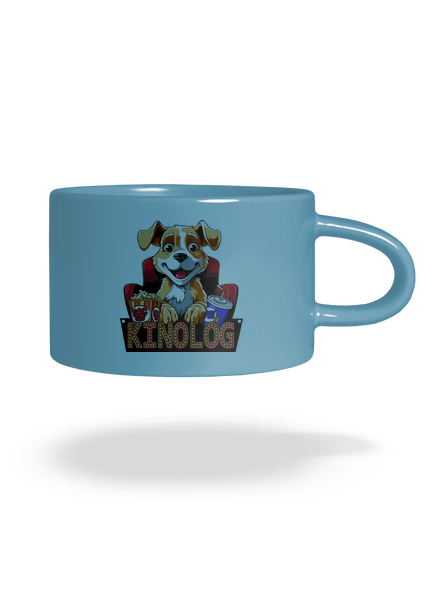 Kinológ hrnček makronka Blue Macaron