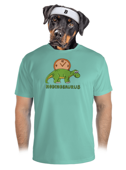 Hodinosaurus pánske športové tričko Mint Mal