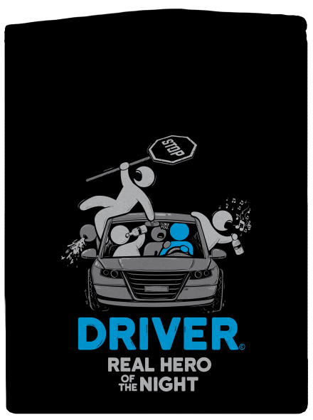 Driver pánska mikina na zips Black