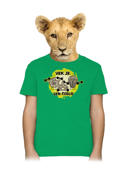 Vek je len číslo detské tričko Kelly Green