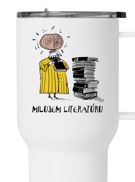 Milujem literatúru termohrnček White