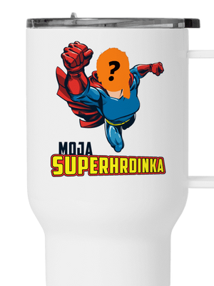 Moja superhrdinka termohrnček White