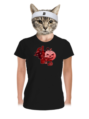 Hello, víno dámske športové tričko Black