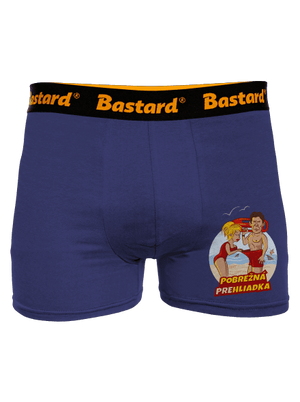 Pobrežná prehliadka boxerky Blue Navy