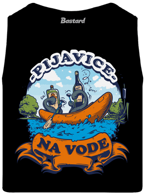 Pijavice na vode pánske tielko Black