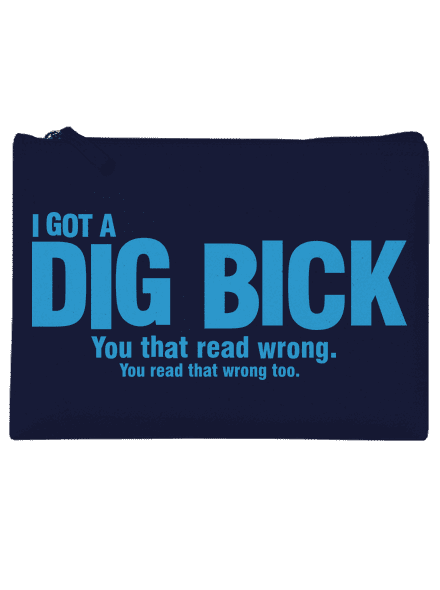 Dig bick taštička French Navy