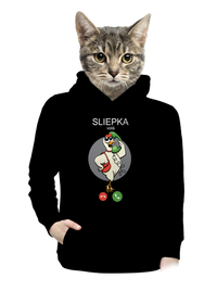 dámska mikina klokanka