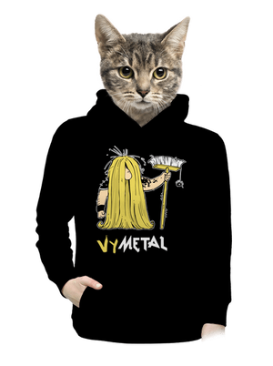 dámska mikina klokanka