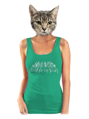 Cimrman: Debil, blbeček dámske tielko klasické Mint Mal