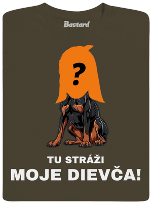 Tu strážim ja pánske tričko Urban Khaki