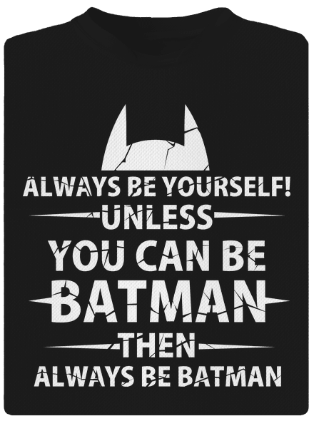 Batman pánske športové tričko Black