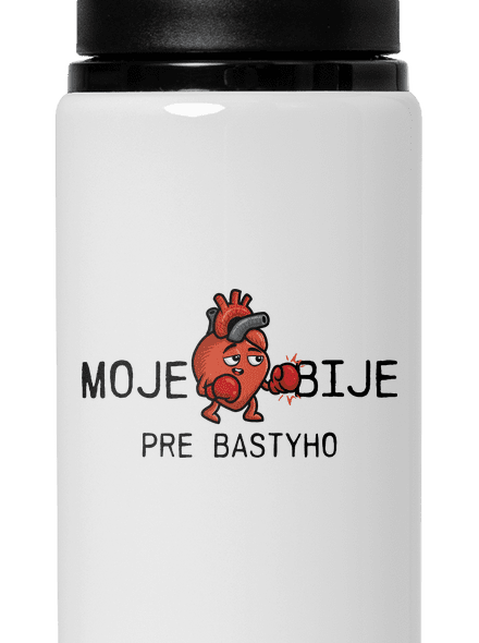 Moje srdce bije flaša na vodu White