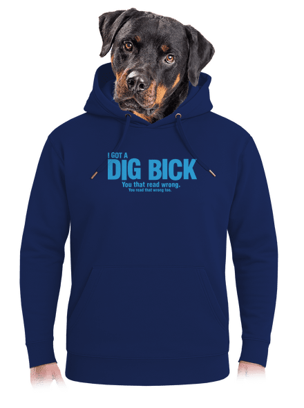 Dig bick unisex mikina premium Navy