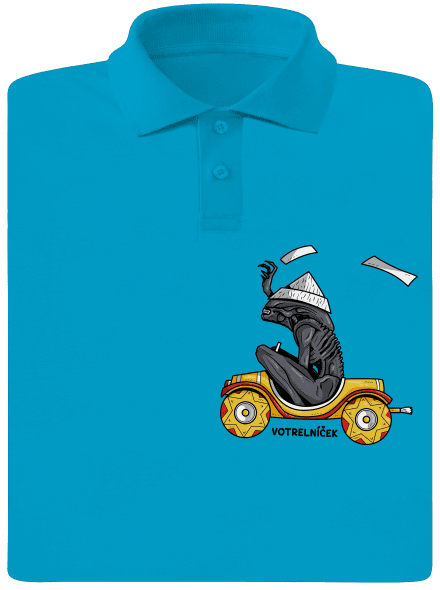 Votrelníček pánska polokošeľa Blue Atol