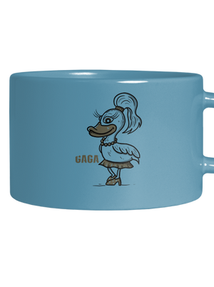 Lejdy Gaga hrnček makronka Blue Macaron