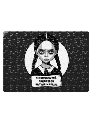 Nie som smutná puzzle White