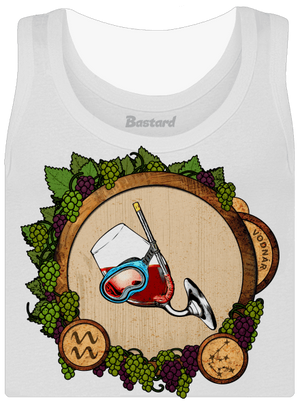 Vínny horoskop: Vodnár dámske tielko klasické White