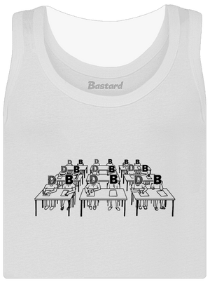 Cimrman: Debil, blbeček dámske tielko klasické White