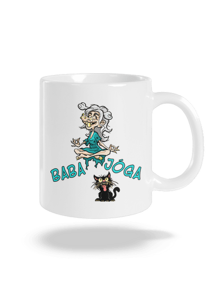 Baba Jóga klasický hrnček White