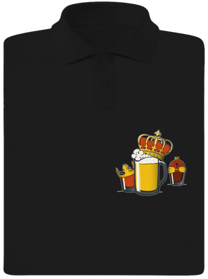 Traja králi pánska polokošeľa Black