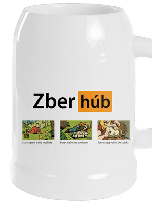 Zber húb polliter White