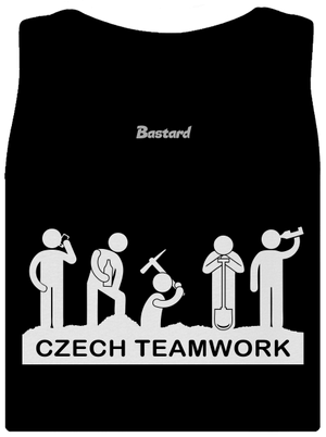 Czech Teamwork dámske tielko klasické Black