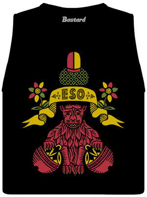 Guľové eso dámske tielko voľné Black