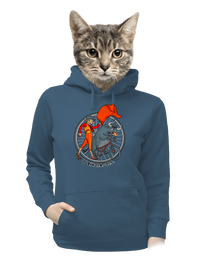 dámska mikina klokanka