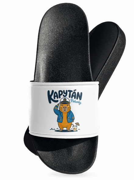 Kapytán pohody šľapky White