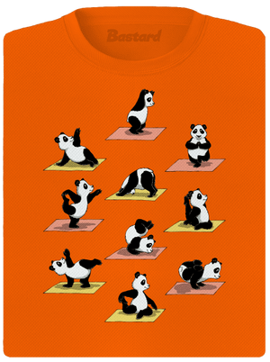 Pandia jóga dámske športové tričko Neon Orange