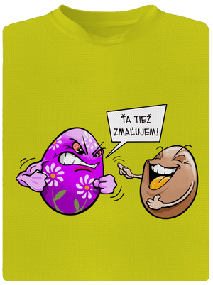 Zmaľujem ťa pánske športové tričko Neon Yellow