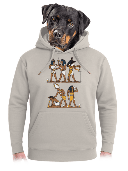 Egyptská párty unisex mikina premium Pastel Macchiato