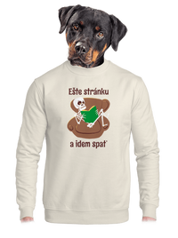 unisex mikina bez kapucne