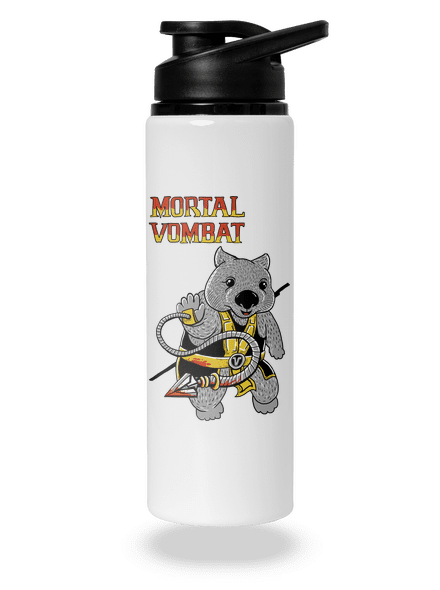 Mortal Vombat flaša na vodu White