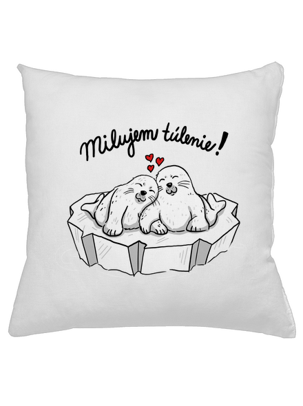 Milujem túlenie vankúš White