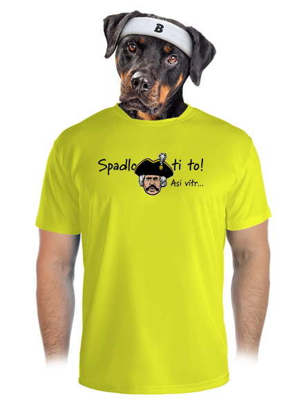 Spadlo ti to pánske športové tričko Neon Yellow