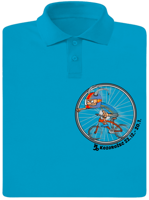 Cyklistický horoskop: Kozorožec pánska polokošeľa Blue Atol