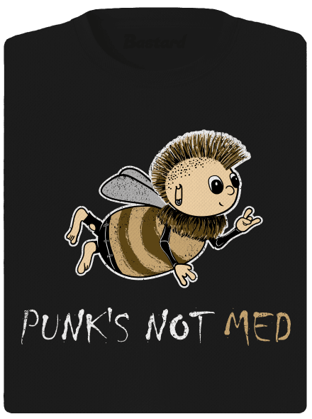 Punks Not Med dámske športové tričko Black